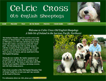 Tablet Screenshot of celticcrossoldenglishsheepdogs.com